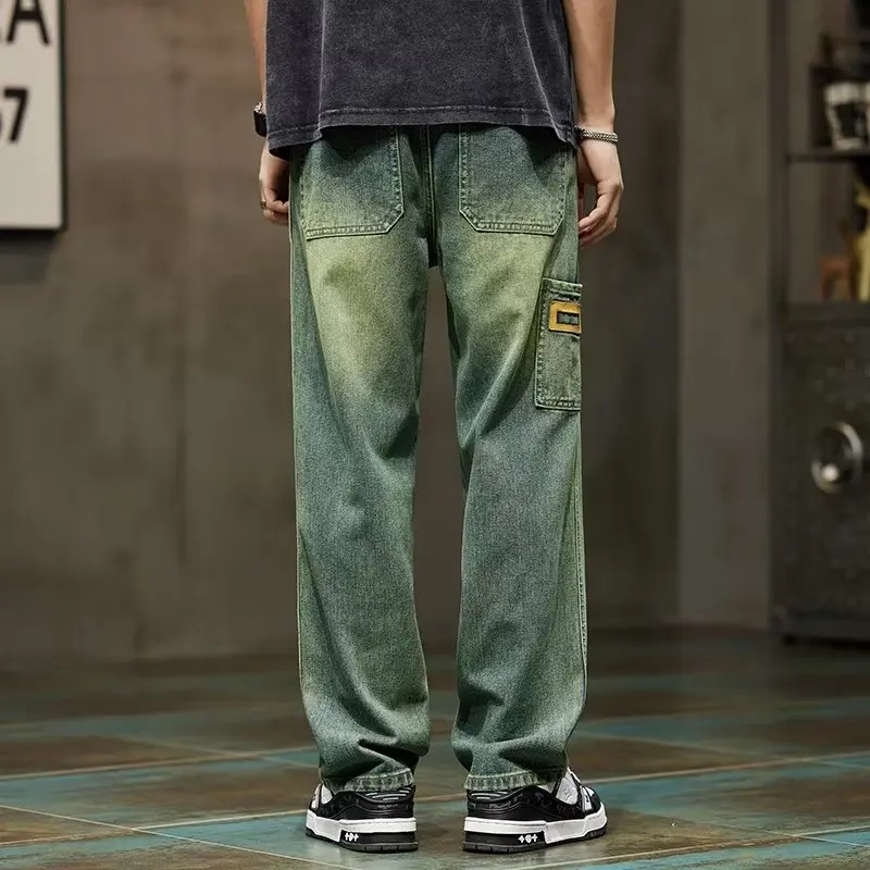 Men'S Fashion With Baggy Jeans - Korean Fashion Vintage Jeans Men Baggy