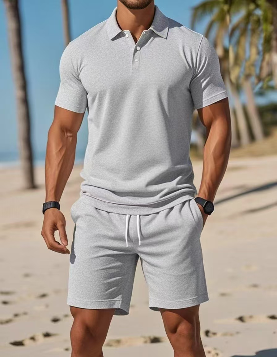 Men'S Fashion Polo Shirt - 2026 Men's Summer Polo Shirt Set,