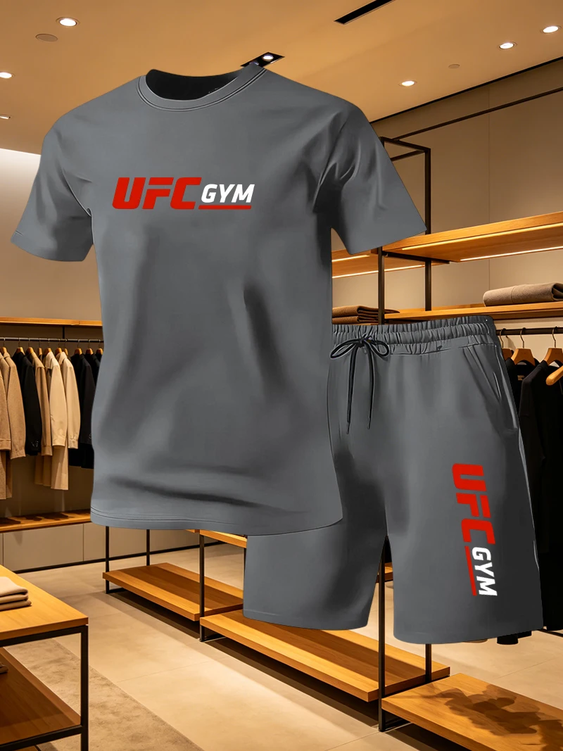 Men'S Fashion Course - Men's Fashion T-shirt Shorts UFC Casual
