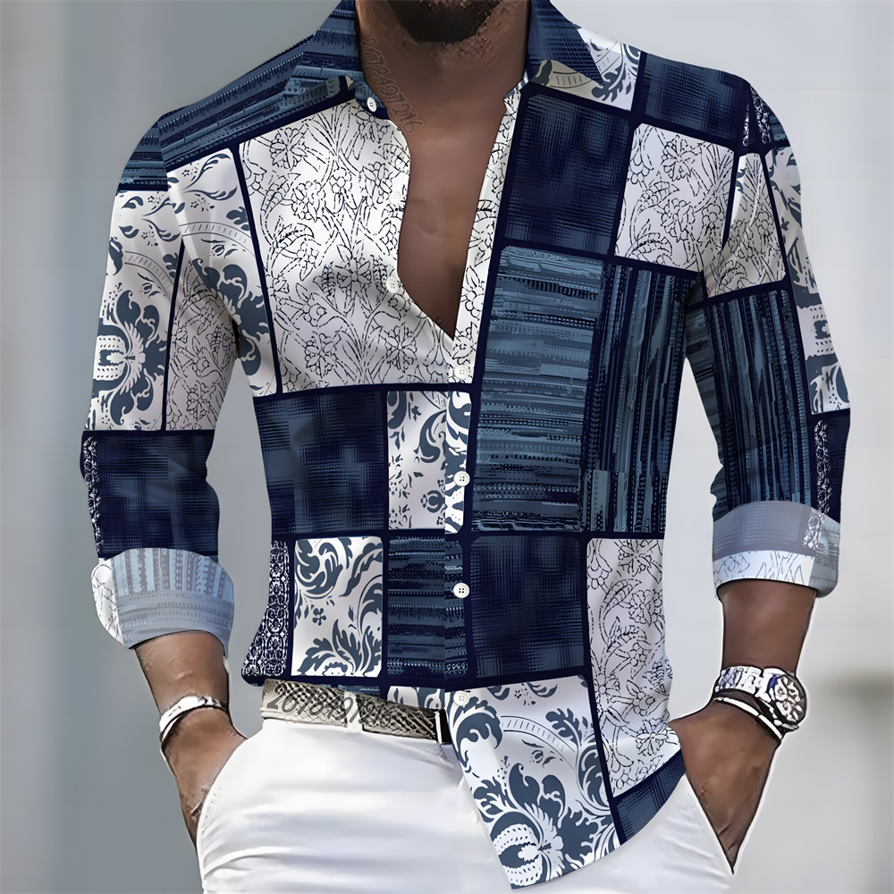 Men'S Fashion Course - Men's Light Luxury Style Color Block