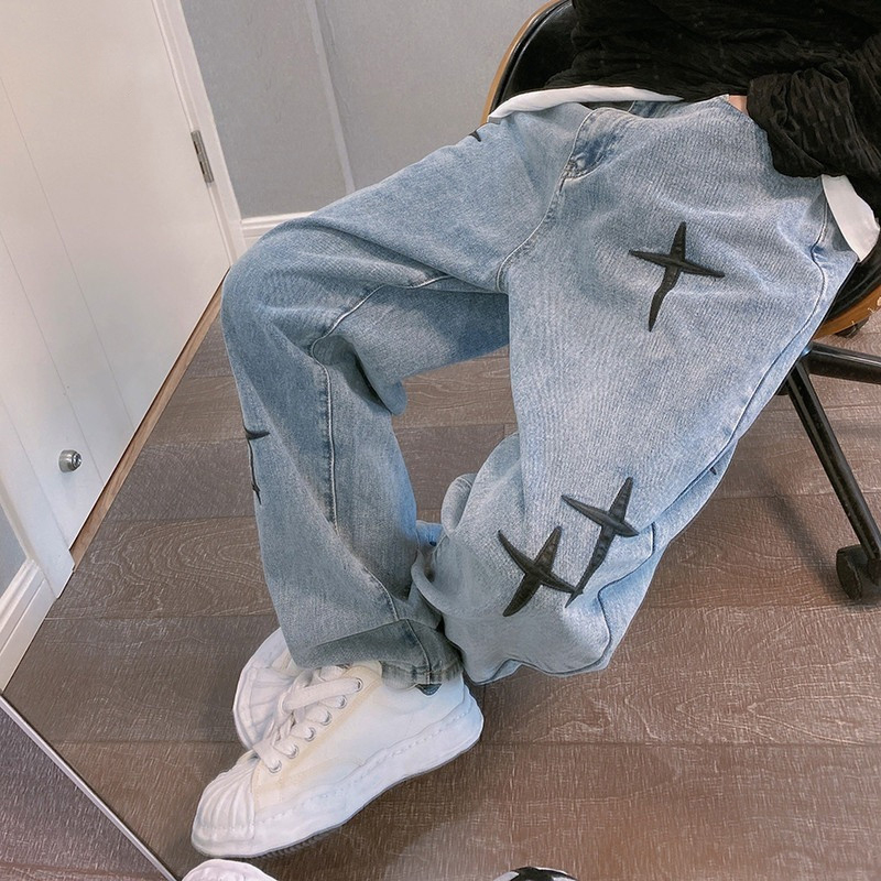Men'S Fashion With Baggy Jeans - Prints Jeans Men 2023 New Streetwear