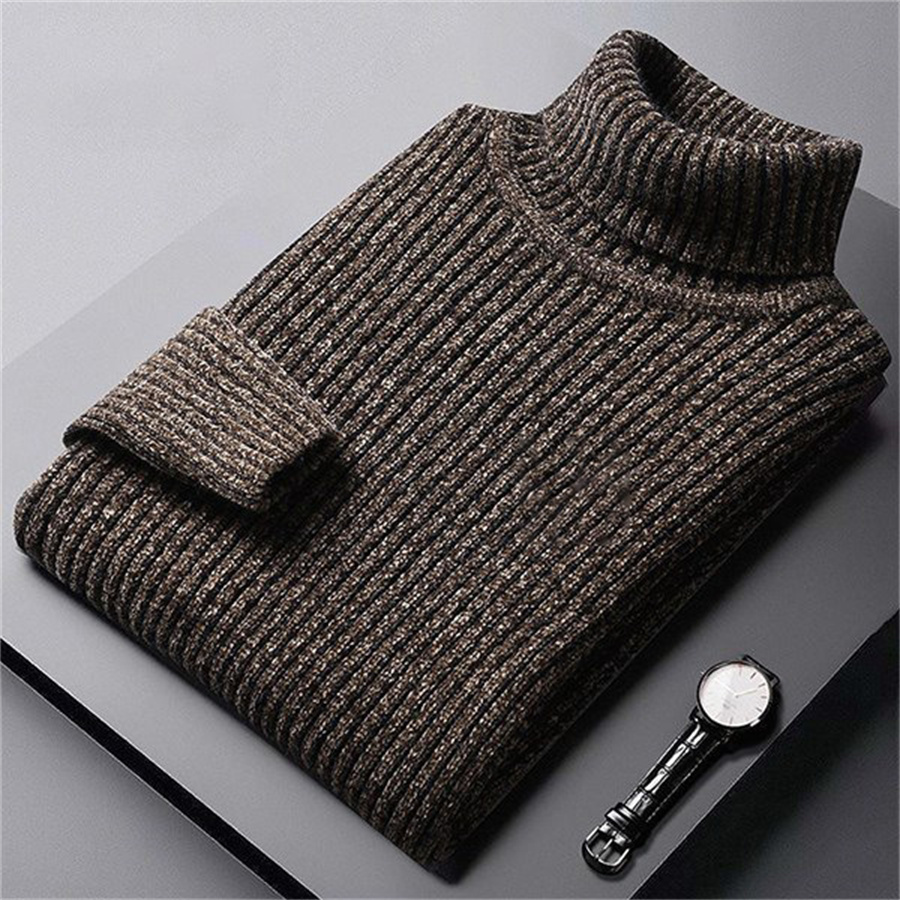 Turtleneck Sweater Men - 2026 New Men's Thick Warm Sweater