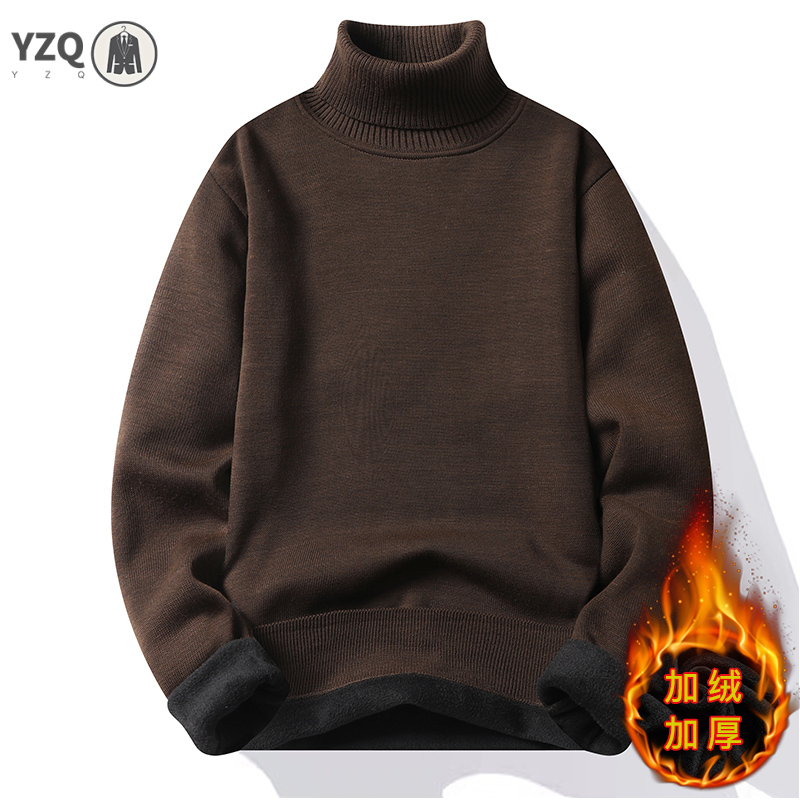 Turtleneck Sweater Men - Sweatwear Mens Anti-pilling High Quality Knitted