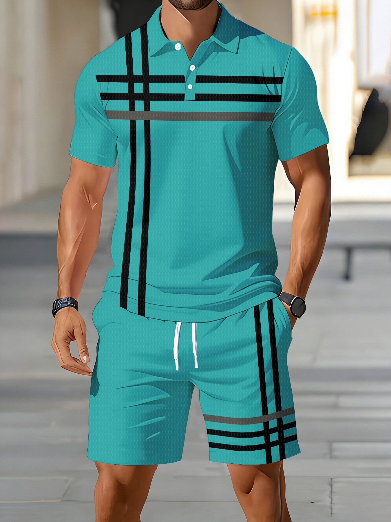 Men'S Fashion Polo Shirt - 2026 Summer American Men's Polo Shirt