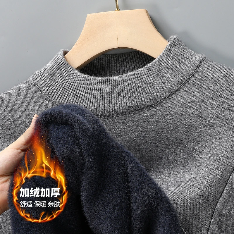 Turtleneck Sweater Men - Half Turtleneck Knitwear Sweater New Autumn/Winter