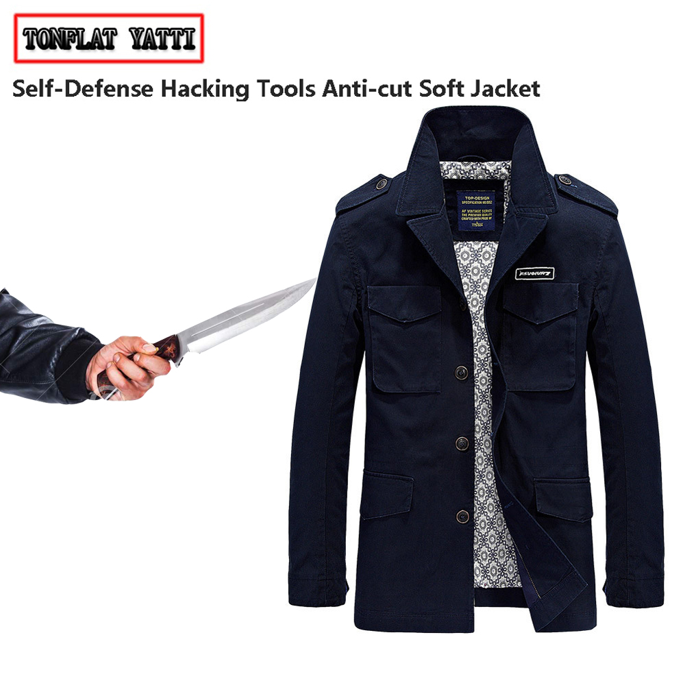 Mens Fashion Hacks - Anti Cut Men Jacket Anti-Hacking Tactico