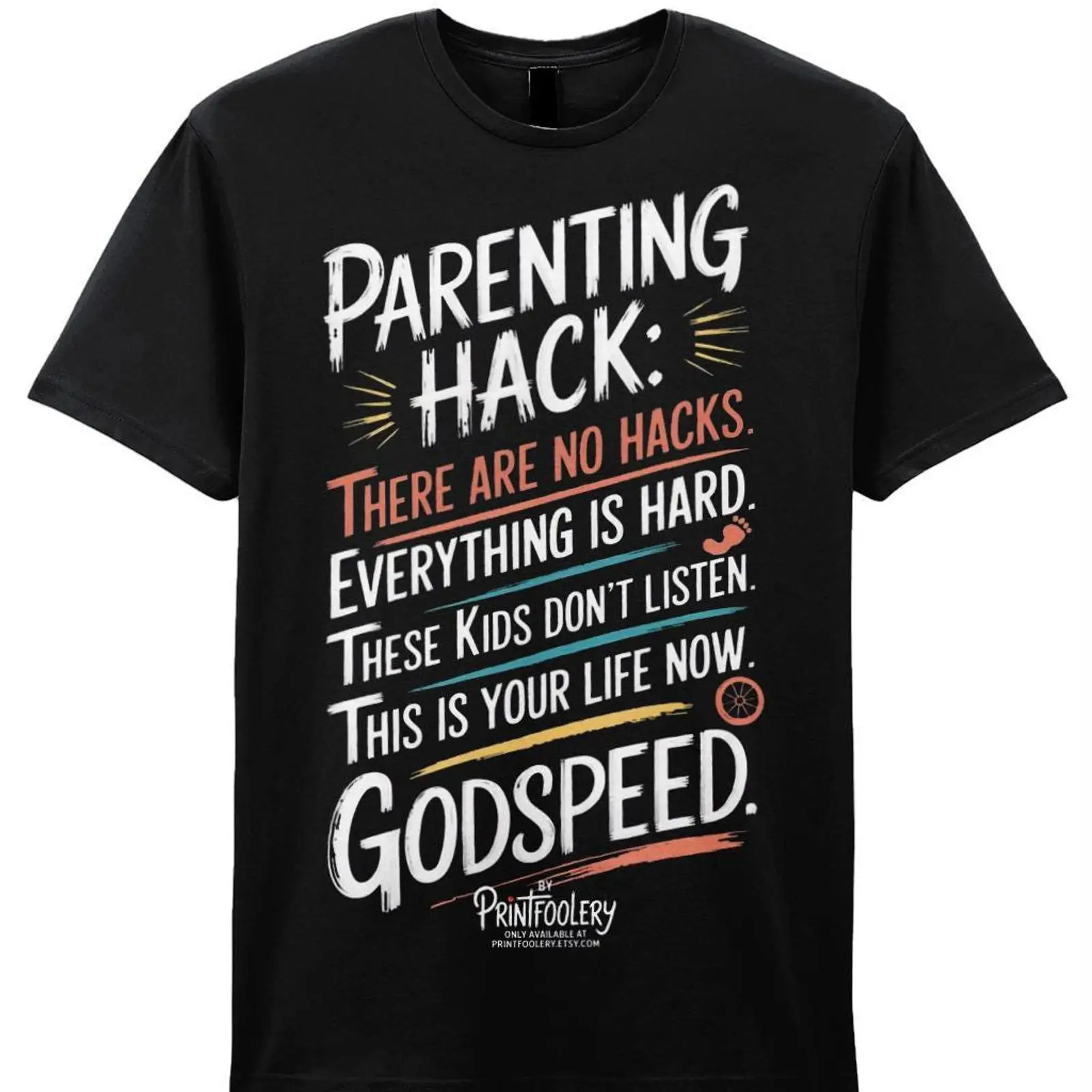 Funny Parenting Hack T Shirt R - Mens Fashion Hacks recension och pris