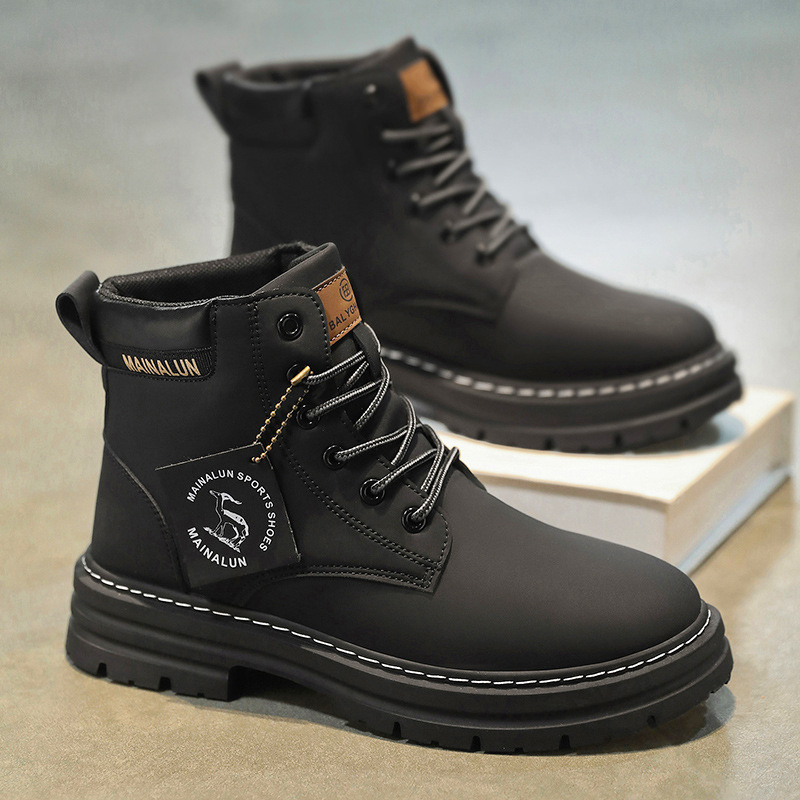 Classic Men High Top Boots Hig - Men'S Fashion Loafers recension och pris