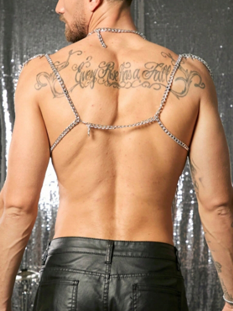 Tassels Chain Body Shoulder Se - Fashion Harness Men recension och pris