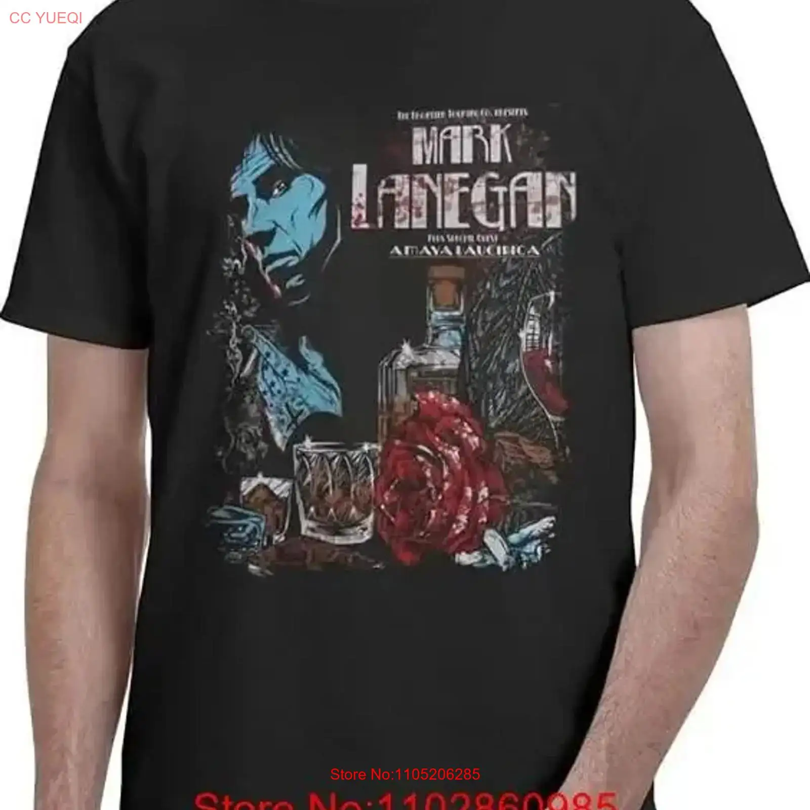 Mark Lanegan T Shirt Heavy Cot - Men'S Fashion Everyday recension och pris