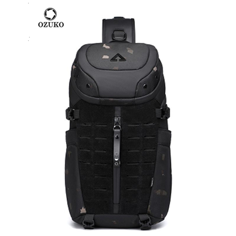 Ozuko Chest Bag Cross Bag Men  - Fashion Harness Men recension och pris
