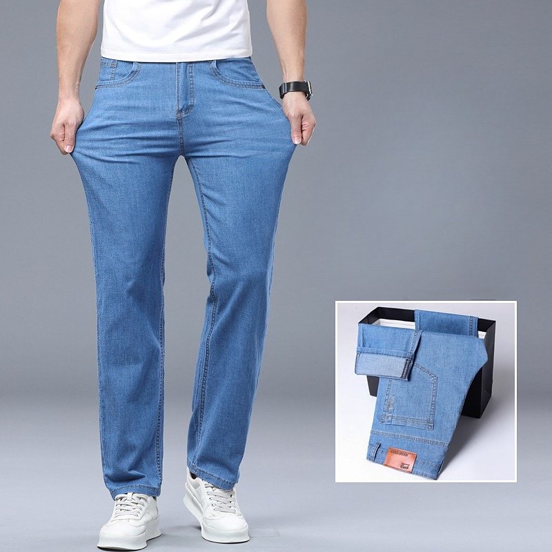 Business Men's Jeans Casual St - Men'S Fashion For 60 Year Old recension och pris