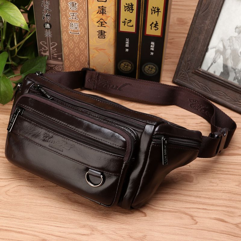Men Waist Fanny Bags Sling Che - Fashion Harness Men recension och pris