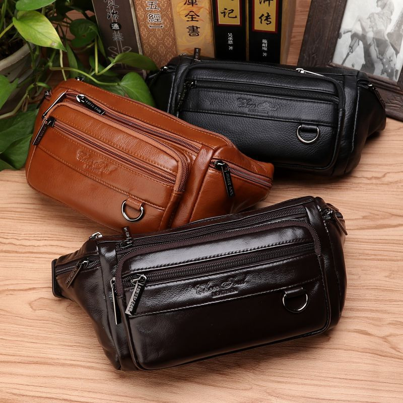 Men Waist Fanny Bags Sling Che - Fashion Harness Men recension och pris