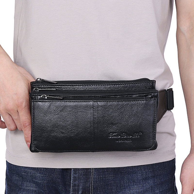 Men Waist Fanny Pack Belt Hip  - Fashion Harness Men recension och pris