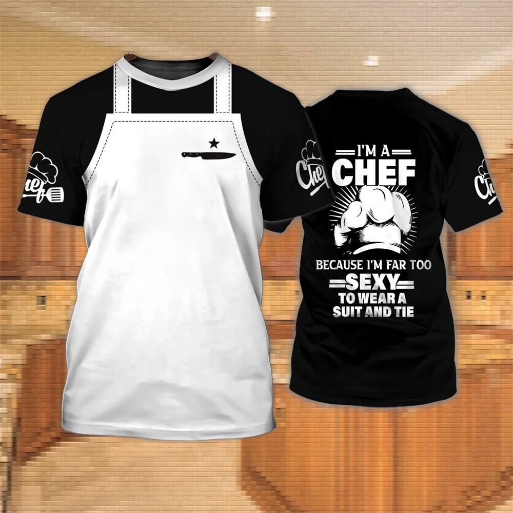 HipHop Chef Uniform Fashion Tr - Men'S Fashion Oversized T Shirt recension och pris