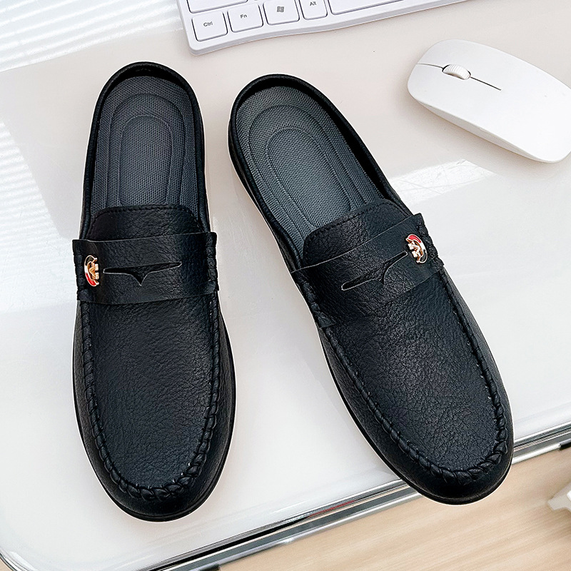 Men Slippers Fashion Leather L - Men'S Fashion Loafers recension och pris