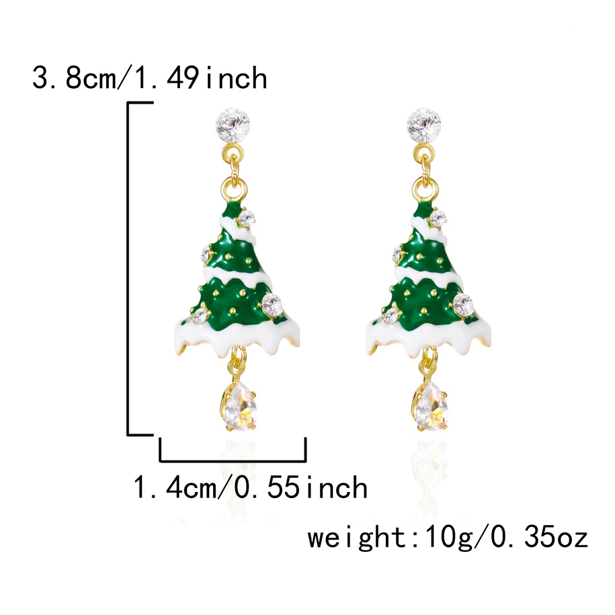 Christmas Holiday Drop Earring - Men'S Fashion Xmas Party recension och pris