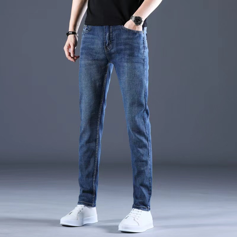 2026 Men's Denim Jeans Thin Su - Men'S Fashion For 60 Year Old recension och pris