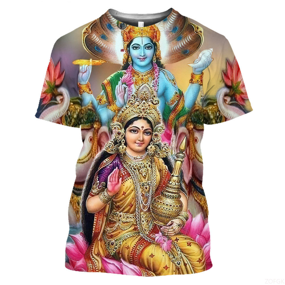 Summer Fashion Indian Deities  - Men'S Fashion Oversized T Shirt recension och pris
