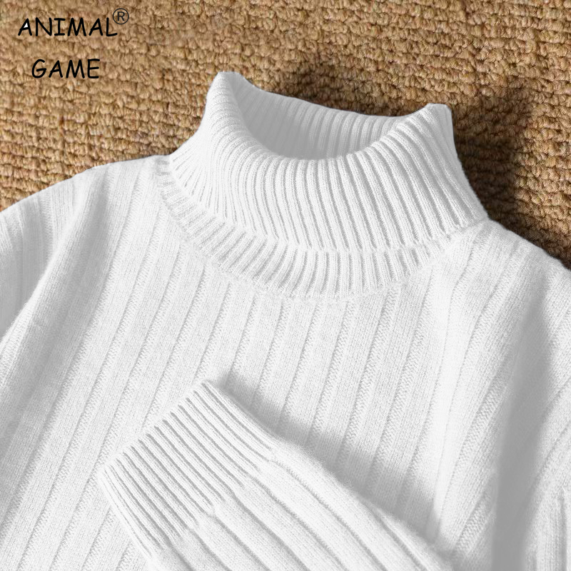 Animal Game Men's Long Turtlen - Turtleneck Sweater Men recension och pris