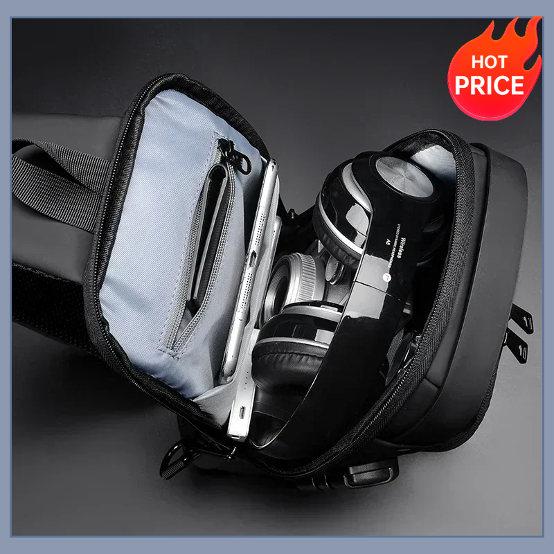 Men Anti Theft Chest Bag Shoul - Fashion Harness Men recension och pris