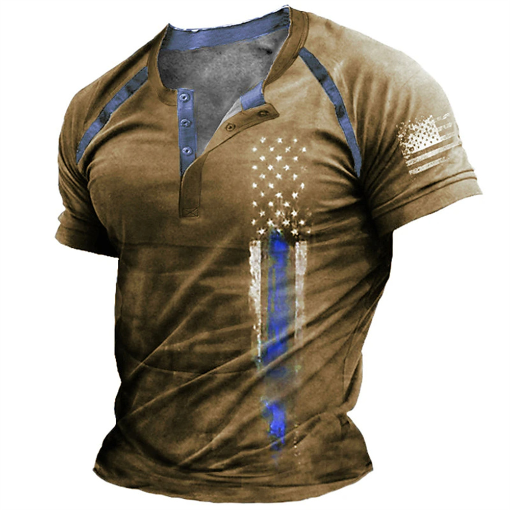 Funny 3D American Flag Print M - Men'S Fashion Course recension och pris