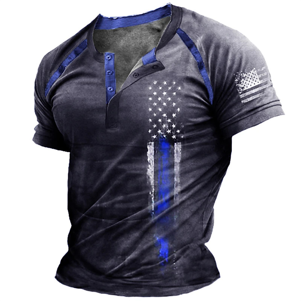 Funny 3D American Flag Print M - Men'S Fashion Course recension och pris