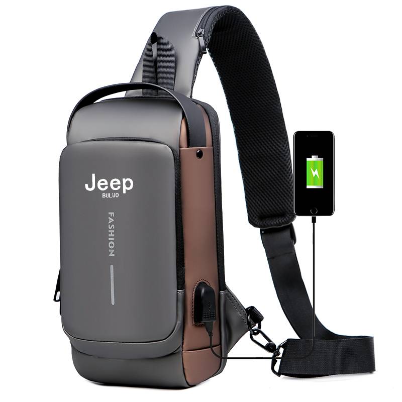 Jeep Buluo Men Anti Theft Slin - Fashion Harness Men recension och pris