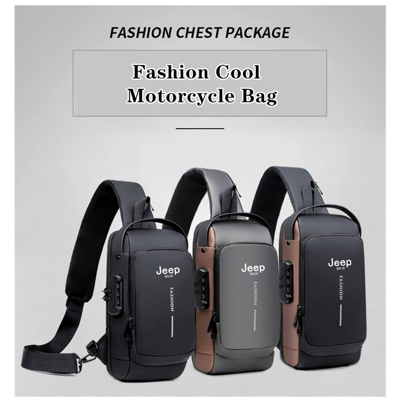 Jeep Buluo Men Anti Theft Slin - Fashion Harness Men recension och pris