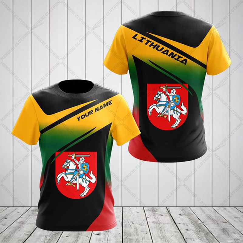 Custom Summer Casual Lithuania - Men'S Fashion Oversized T Shirt recension och pris