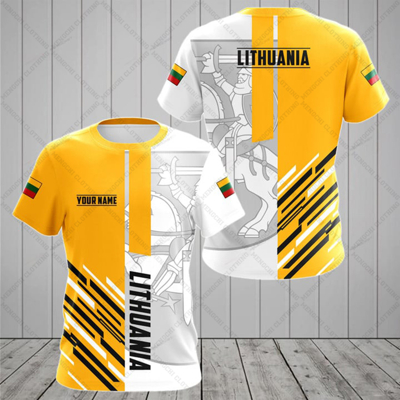 Custom Summer Casual Lithuania - Men'S Fashion Oversized T Shirt recension och pris