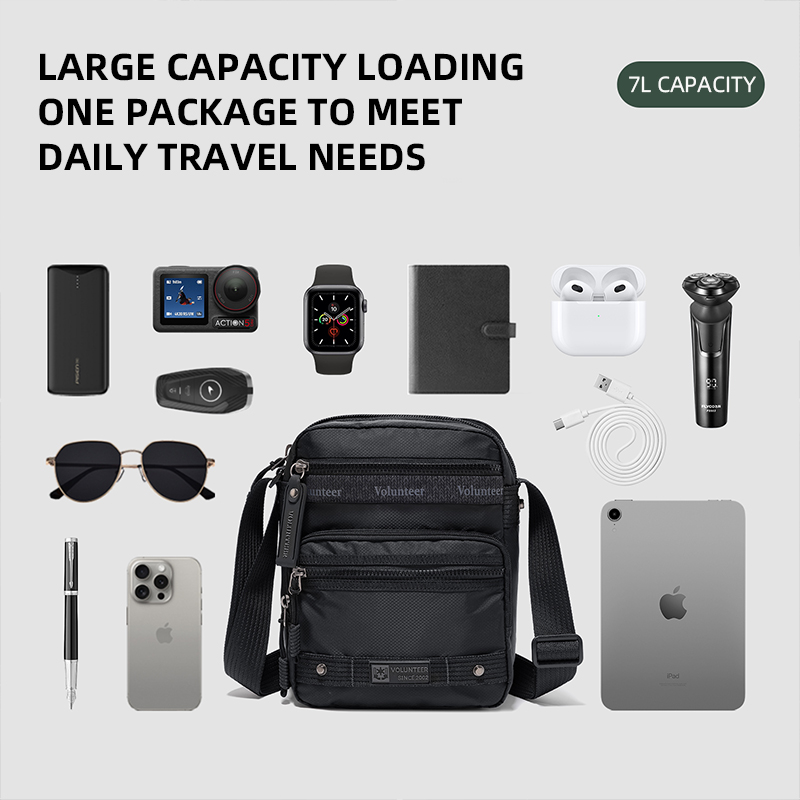 VOLUNTEER 7L Phone Crossbody B - Fashion Harness Men recension och pris
