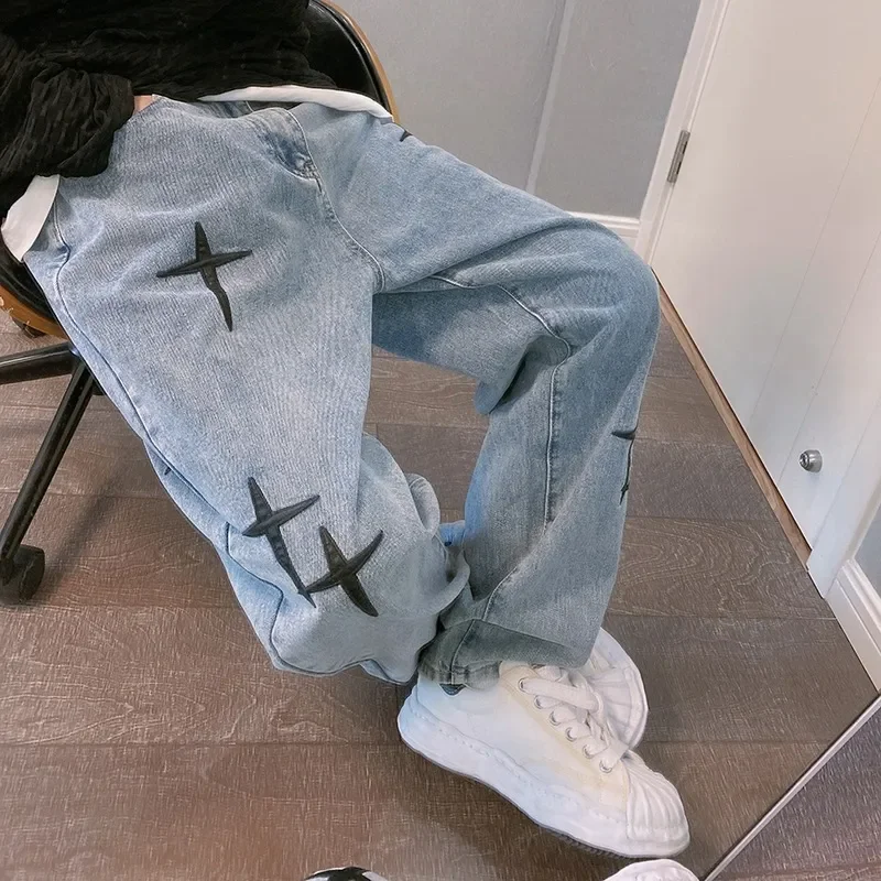 Jeans Men Wide Leg Cargo Pants - Men'S Fashion With Baggy Jeans recension och pris