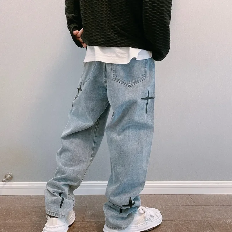 Jeans Men Wide Leg Cargo Pants - Men'S Fashion With Baggy Jeans recension och pris