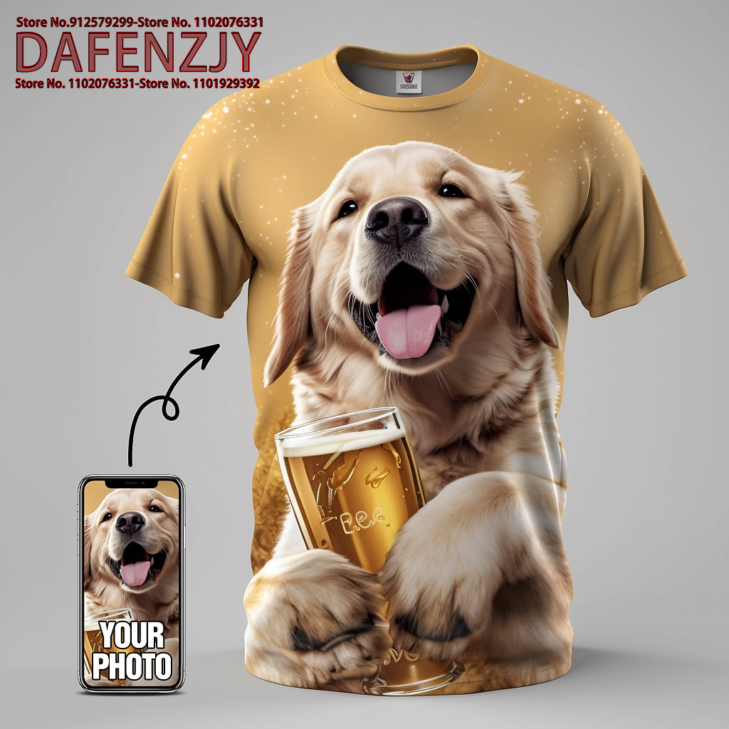Custom Funny Pet Photo 3D All  - Men Fashion Kids recension och pris