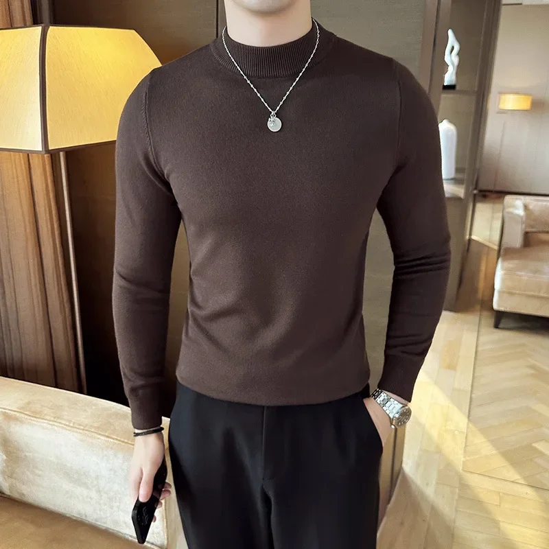 12 Colors Half High Neck Men's - Turtleneck Sweater Men recension och pris