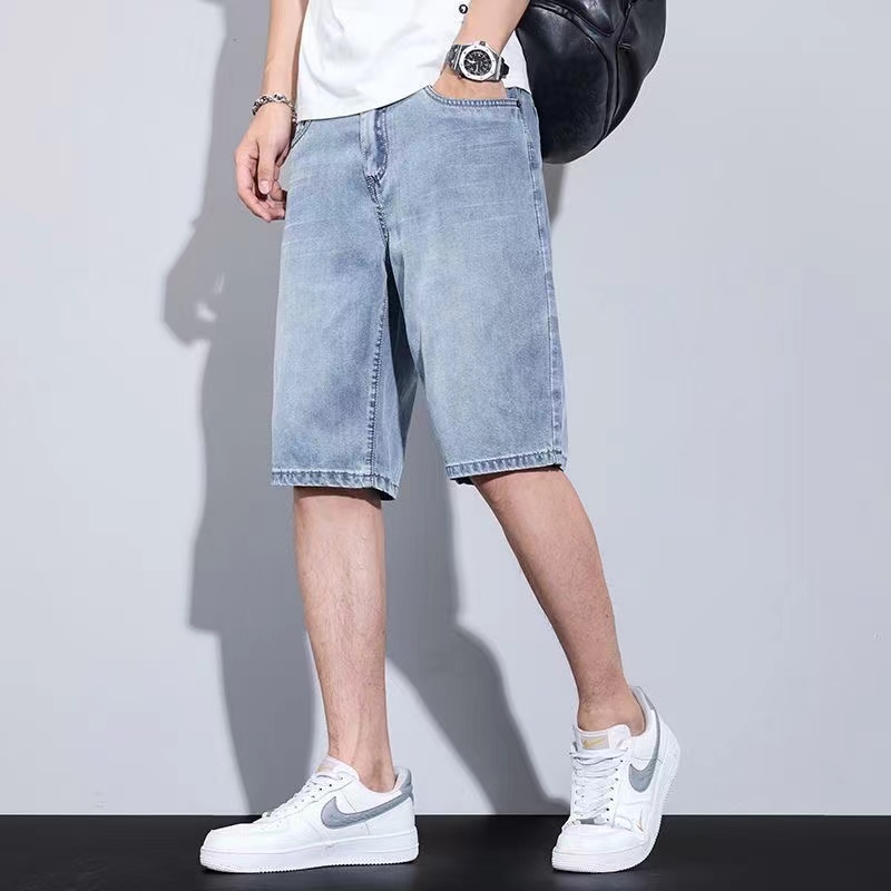 Men's Shorts Jeans Blue Denim  - Men'S Fashion With Baggy Jeans recension och pris