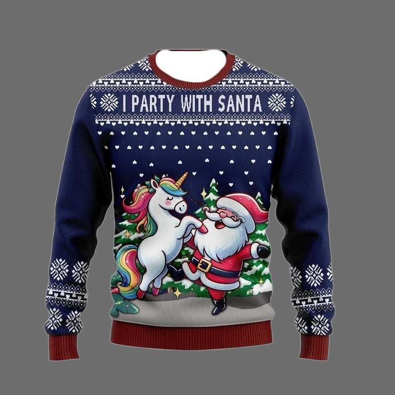Fashion Unicorn Ugly Christmas - Men'S Fashion Xmas Party recension och pris