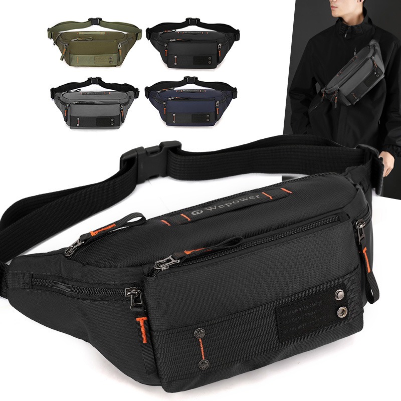 Men Waist Pack Belt Bag Cross  - Fashion Harness Men recension och pris
