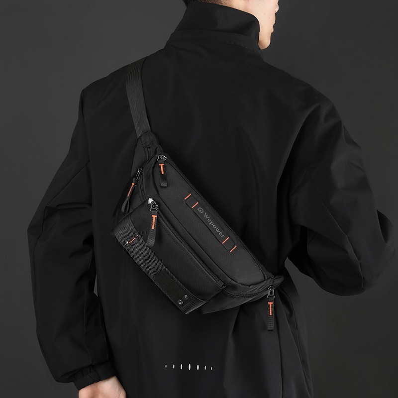 Men Waist Pack Belt Bag Cross  - Fashion Harness Men recension och pris