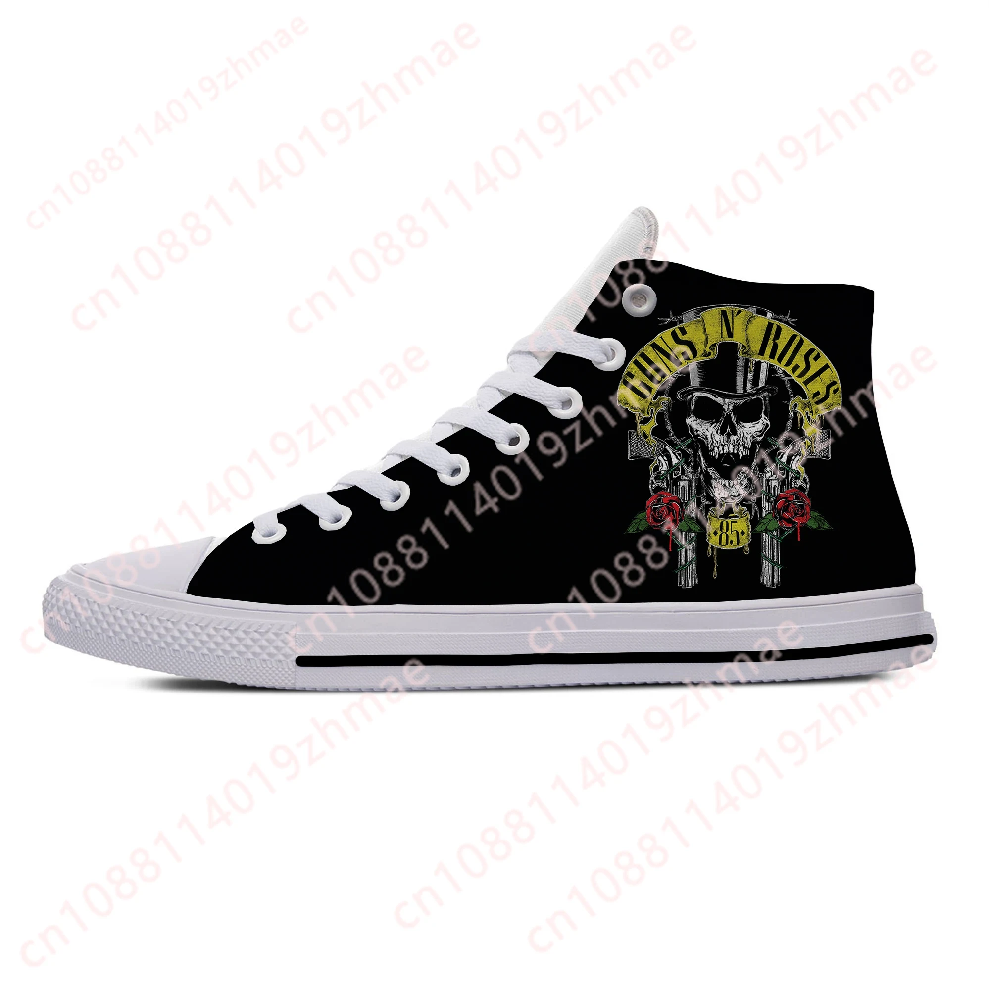 Hot 3D Guns N Rose Heavy Metal - Men'S Fashion Loafers recension och pris