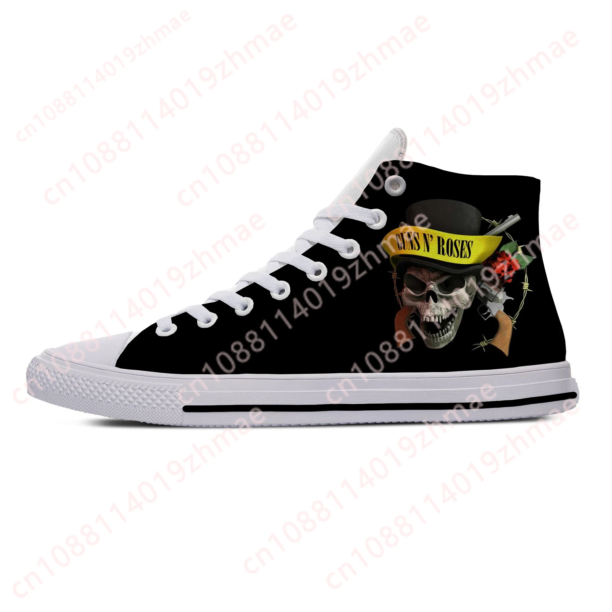 Hot 3D Guns N Rose Heavy Metal - Men'S Fashion Loafers recension och pris