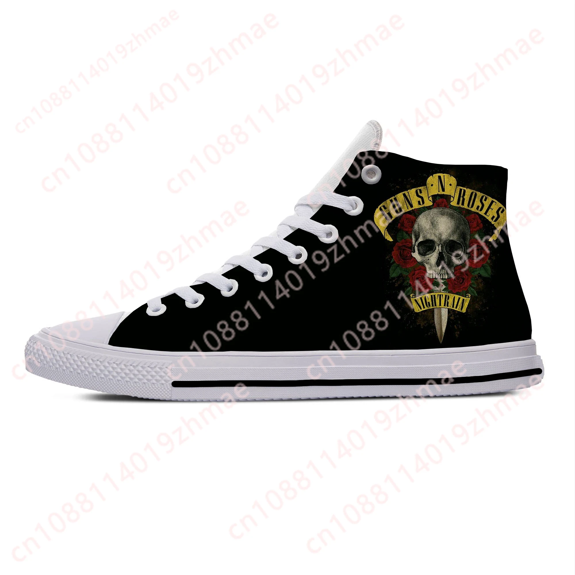 Hot 3D Guns N Rose Heavy Metal - Men'S Fashion Loafers recension och pris