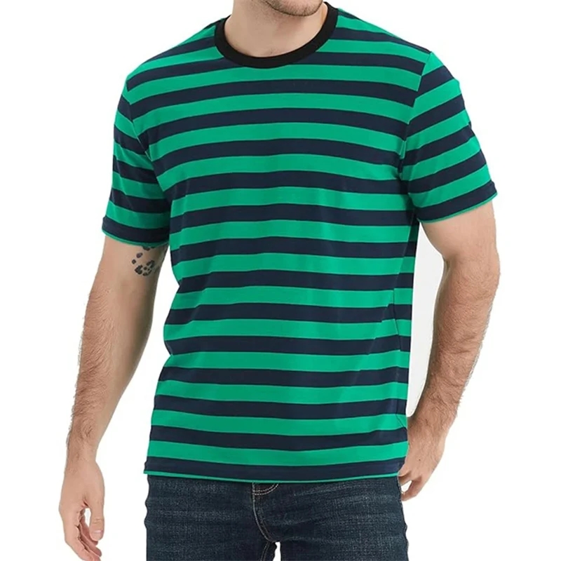 Summer fashion men's printed T - Men'S Fashion Xxl recension och pris