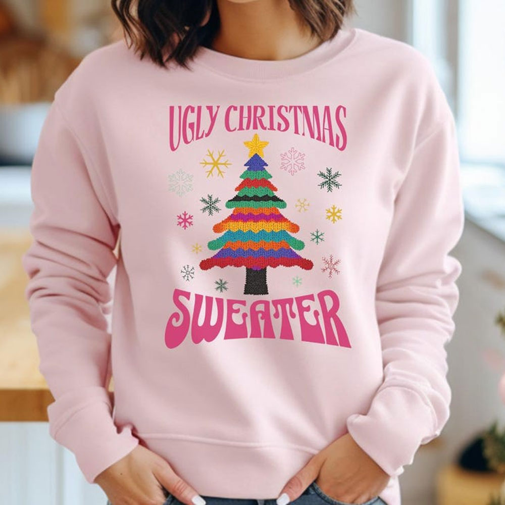 Ugly Christmas Sweater Tree Sw - Men'S Fashion Xmas Party recension och pris