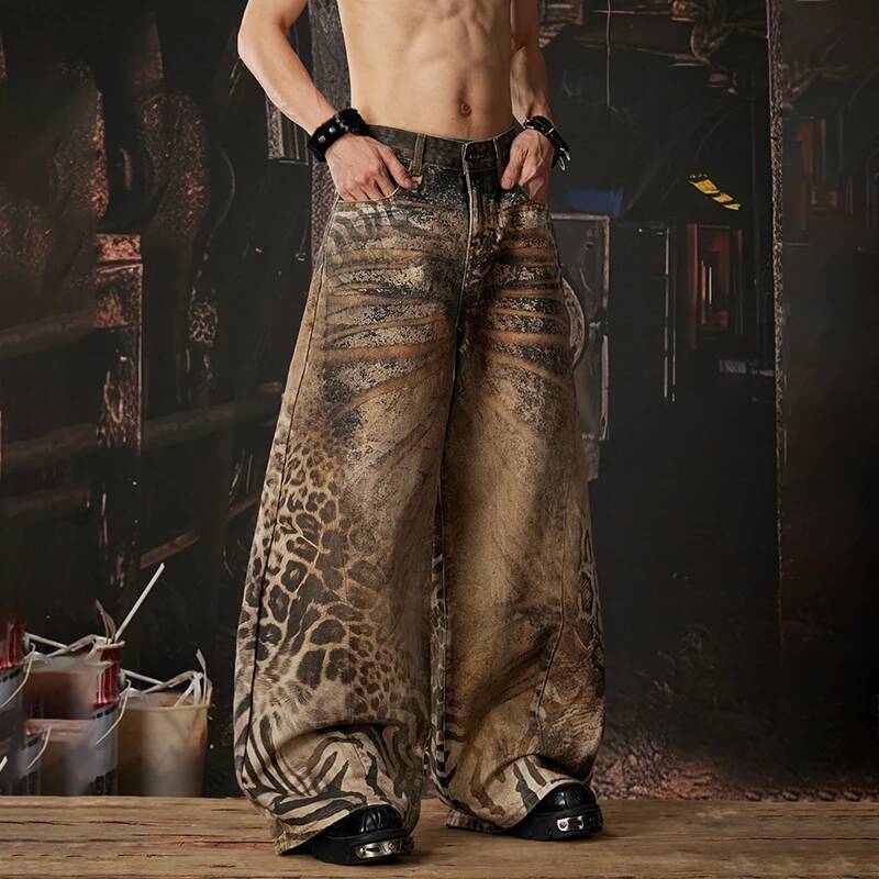 LUZHEN 2026 New Original Y2K S - Men'S Fashion With Baggy Jeans recension och pris
