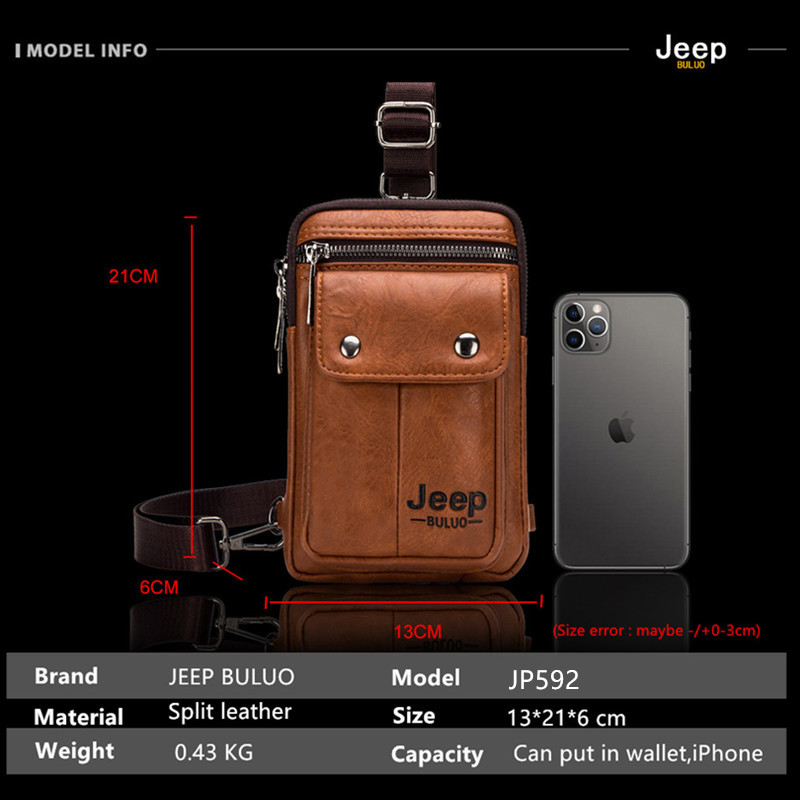 JEEP BULUO Small Multi-functio - Fashion Harness Men recension och pris