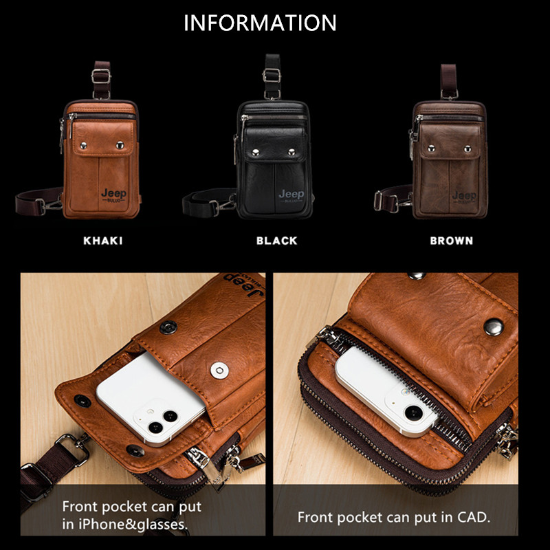 JEEP BULUO Small Multi-functio - Fashion Harness Men recension och pris