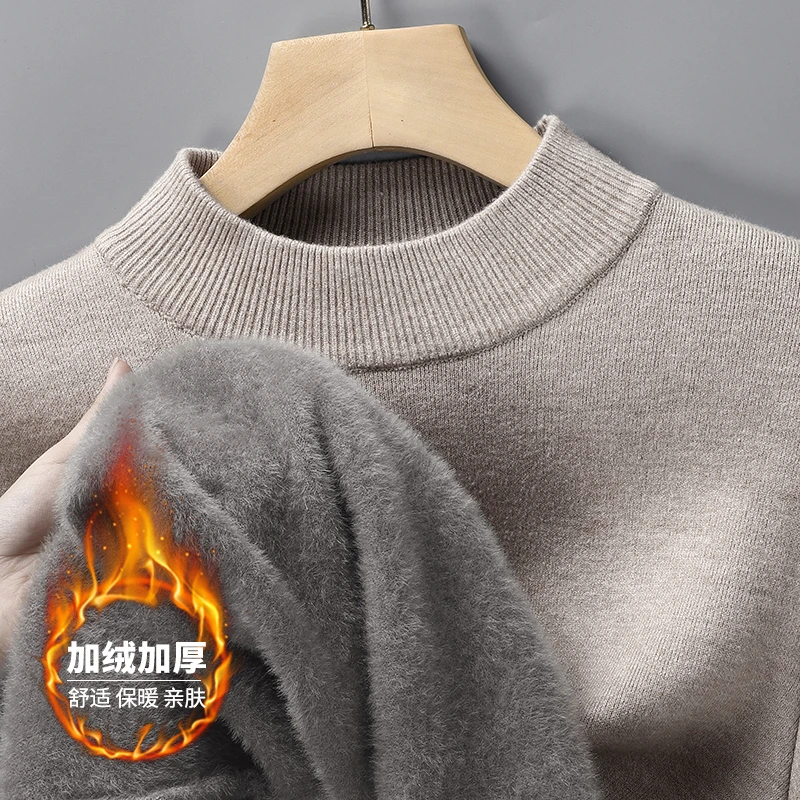 Half Turtleneck Knitwear Sweat - Turtleneck Sweater Men recension och pris